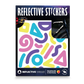 Reflective Berlin reflecterende stickers medium - doodle harlequin