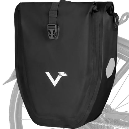 VALKENTAL Bike Bag 32L - zwart waterdichte bagagedragertas