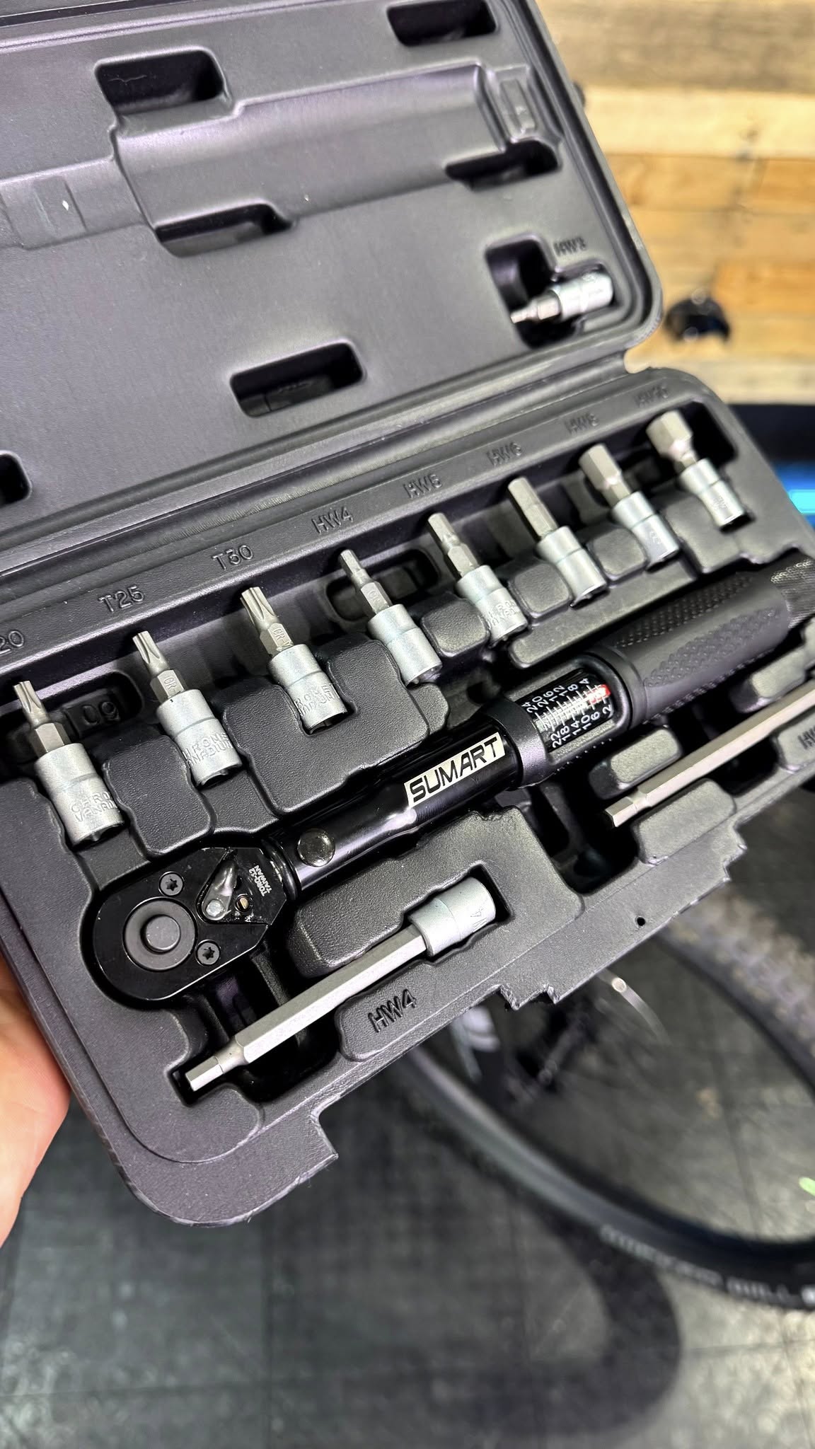 SUMART TORQ-12 momentsleutel set open 
