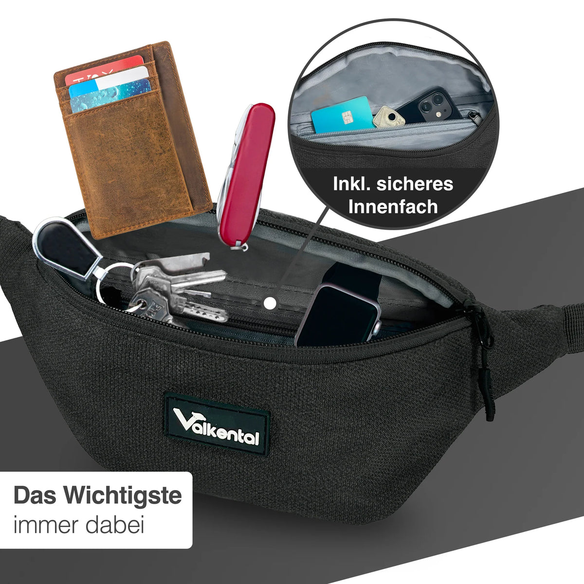VALKENTAL SLINGBAG inhoud