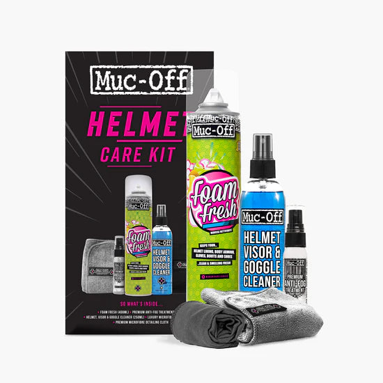 Muc-Off Helmet Care Kit – complete set voor je helm en vizier