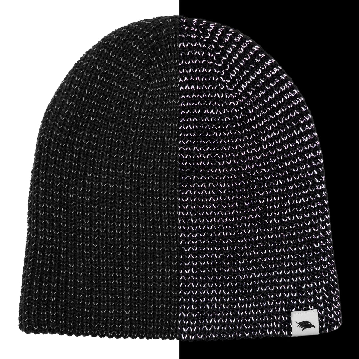 VALKENTAL REFLECTERENDE BEANIE zwart