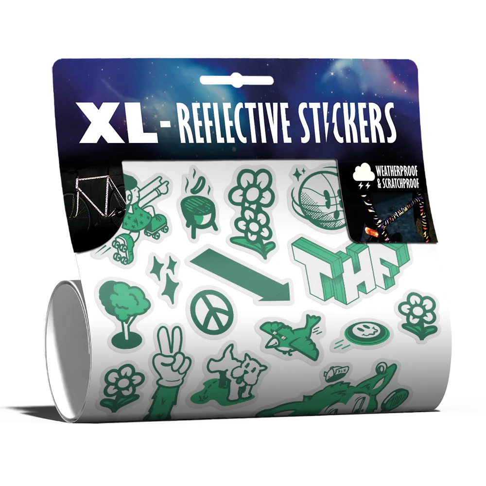 REFLECTIVE BERLIN stickers XL - grote reflecterende stickers
