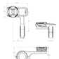 Quad Lock Out Front Mount PRO V2 fietshouder verpakking - afmetingen