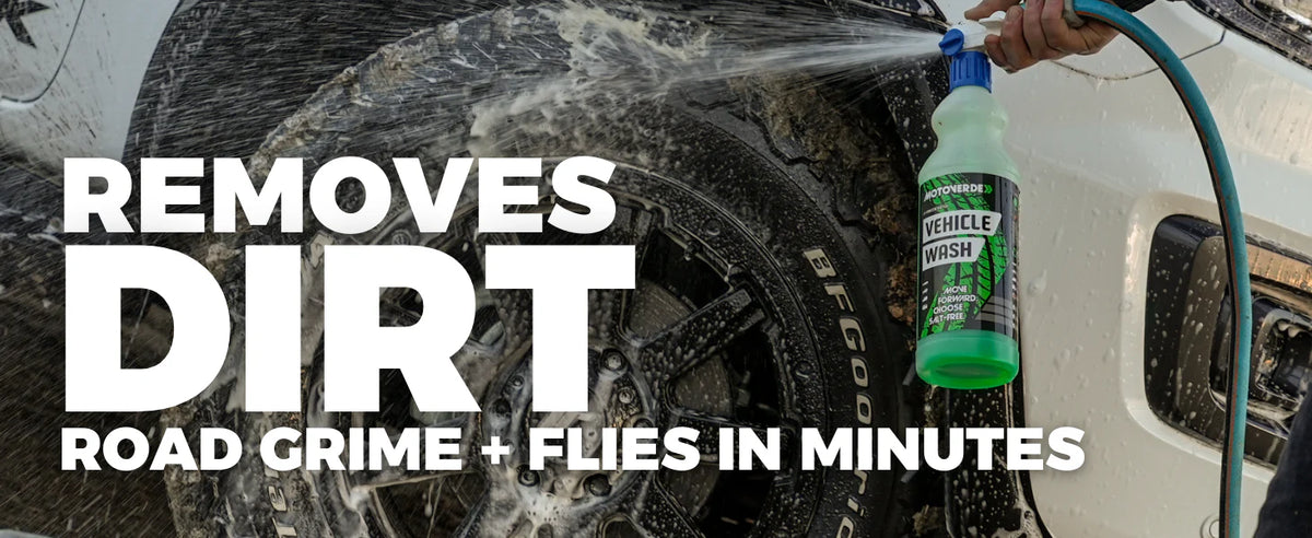 MOTOVERDE Vehicle Wash Concentrated - verwijderd modder en vet in minuten