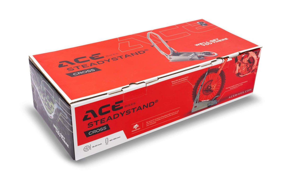 ACEBIKES steadystand cross - Motorradwippe mit Fußpedal