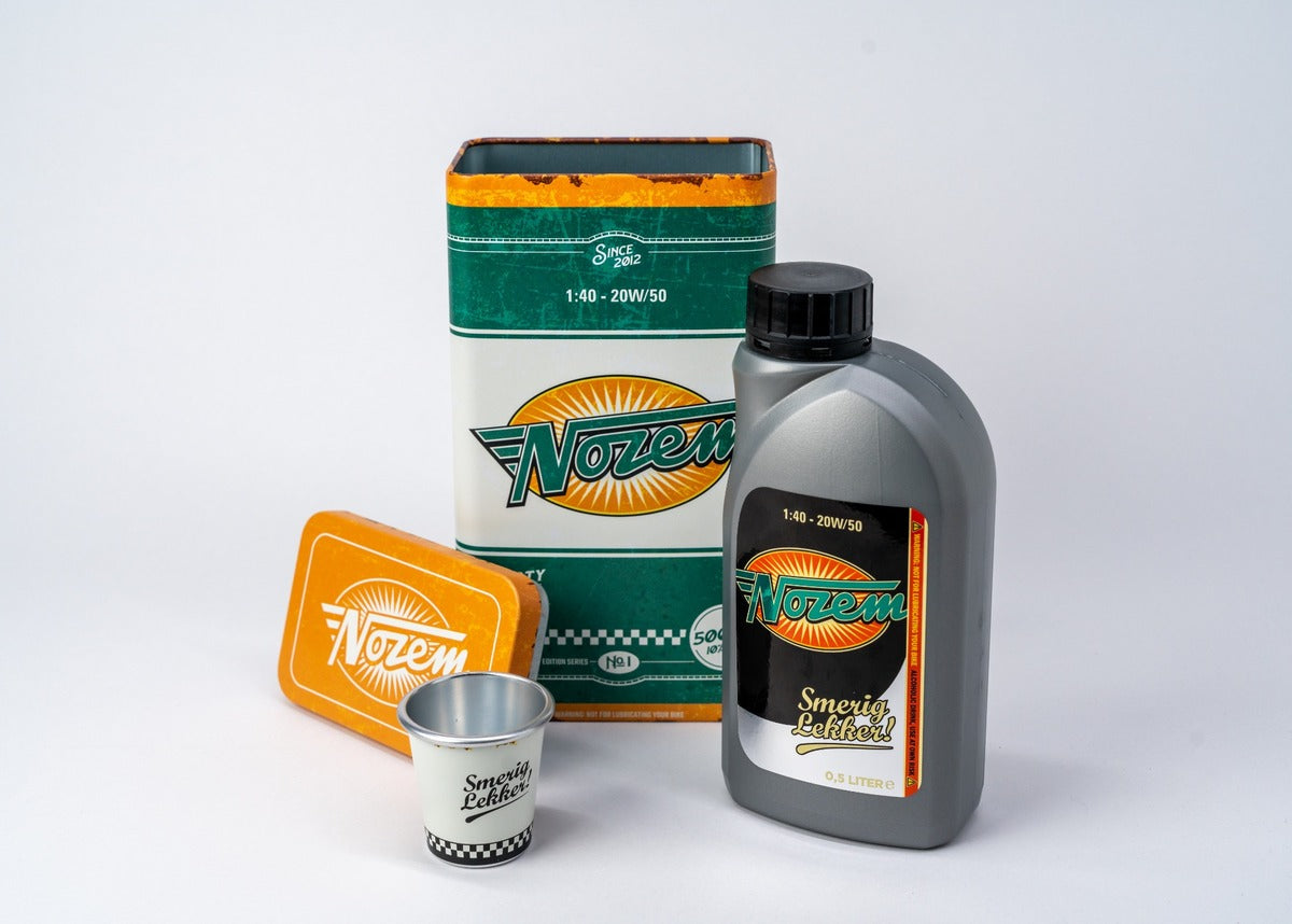 NOZEM OIL Limited Edition Bewaarblik - Series No.1 uit de verpakking