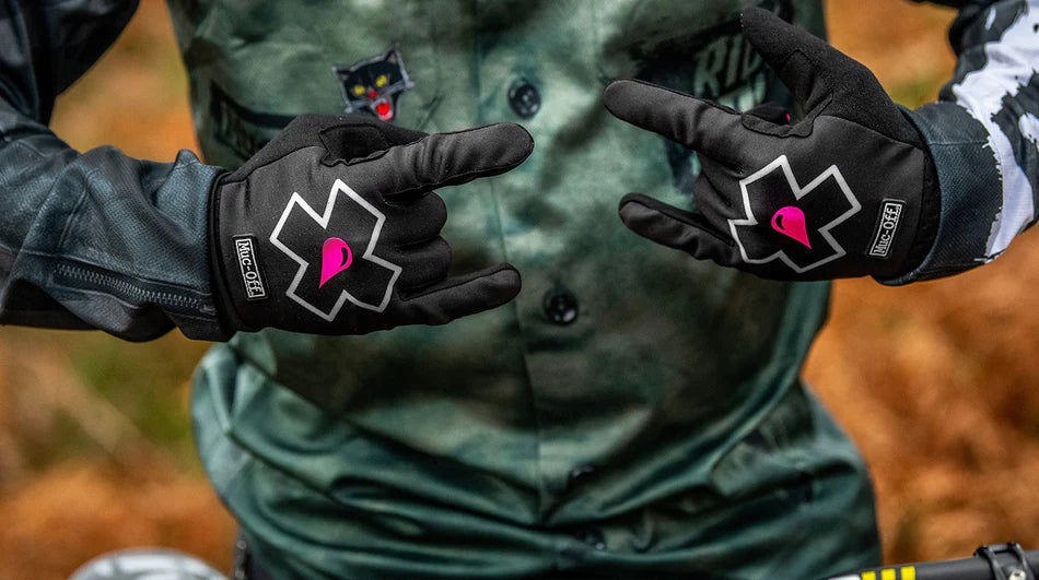 MUC-OFF Rider Gloves XL - Premium MTB handschoenen met Clarino palm cool