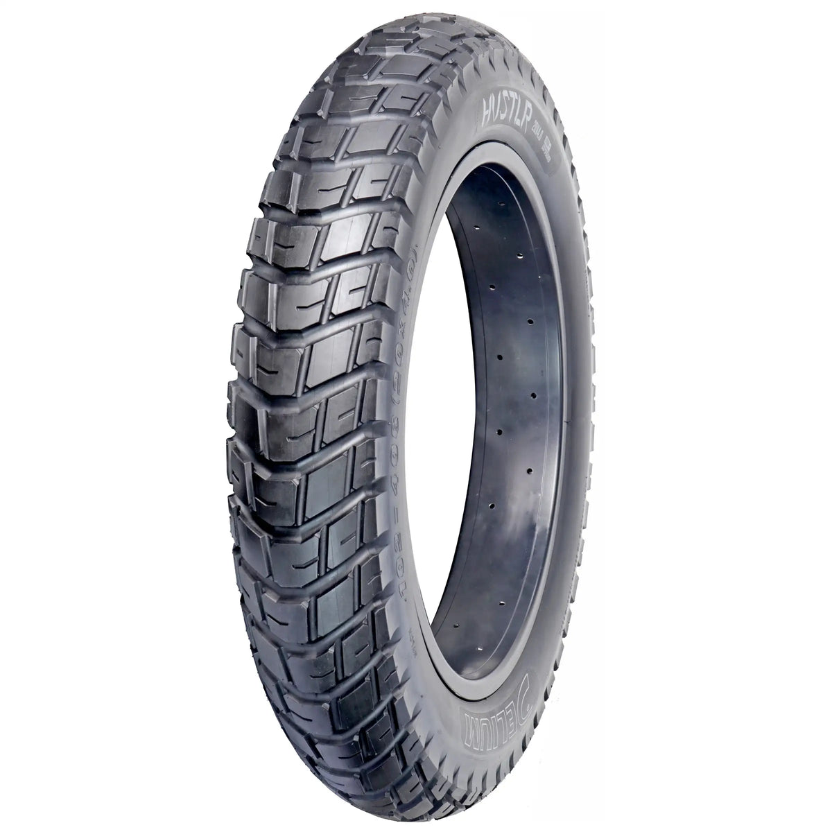 delium Hustlr fatbike band met agressief profiel voor off-road en adventure rijden profiel aanzicht