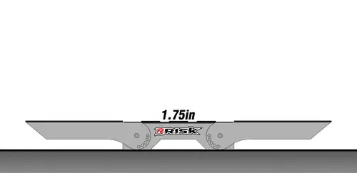 RISK RACING adjustable starting blocks - afmeting