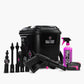 MUC-OFF Mobile Washing Bundle – alles uitgestald naast de washer