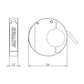 DAYTONA Slim USB-C motorlader 18W – detail rond