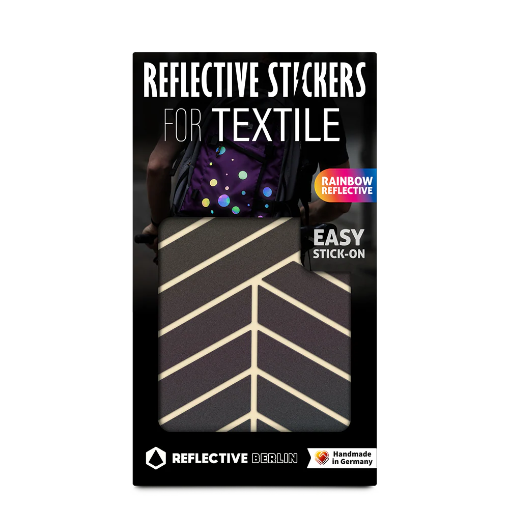 REFLECTIVE BERLIN textielstickers - universal rainbow