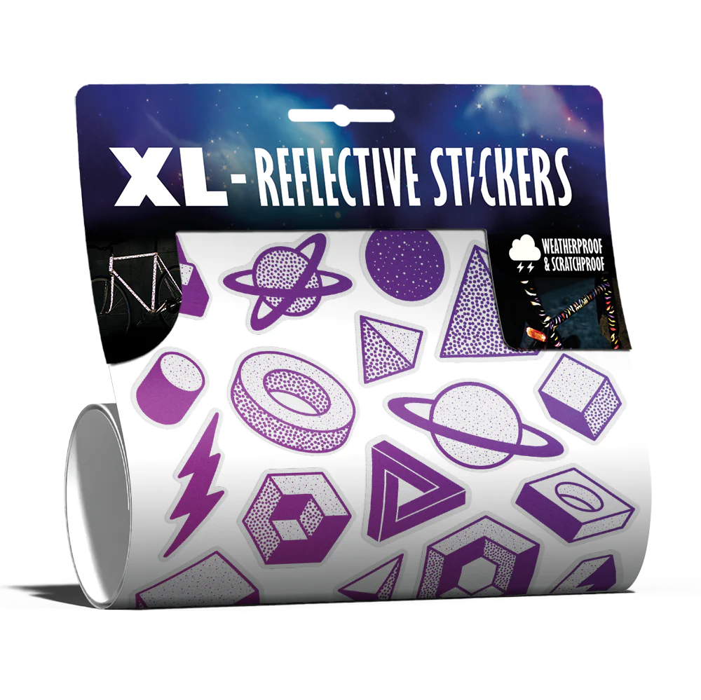 REFLECTIVE BERLIN stickers XL - grote reflecterende stickers