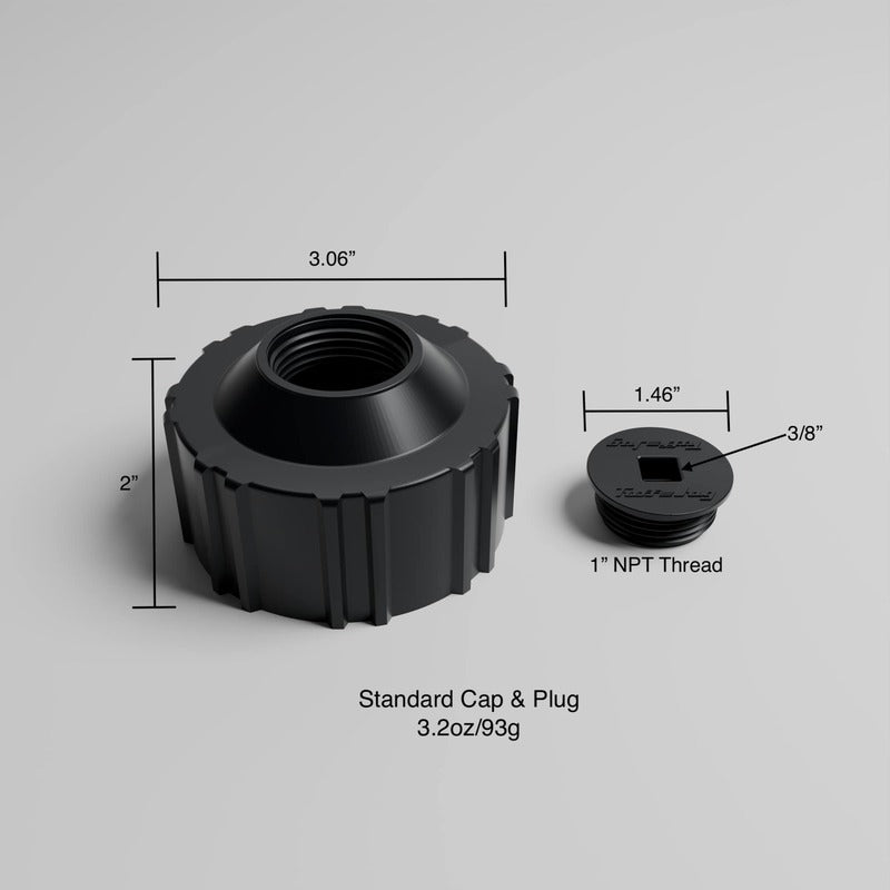 Tuff Jug G3 Standaard Dop met Plug in verpakking – uit de verpakking en afmetingen
