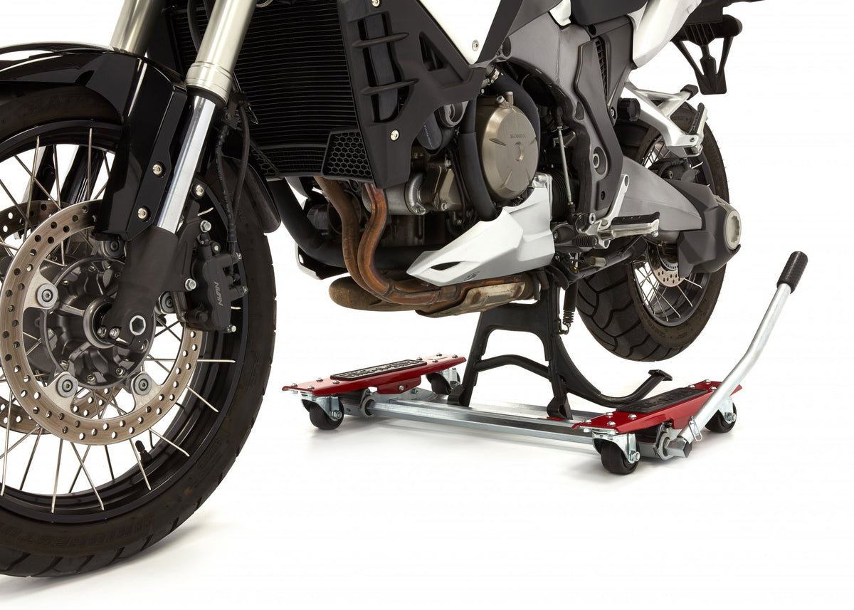 ACEBIKES Bike-A-Side close up onder de Yamaha