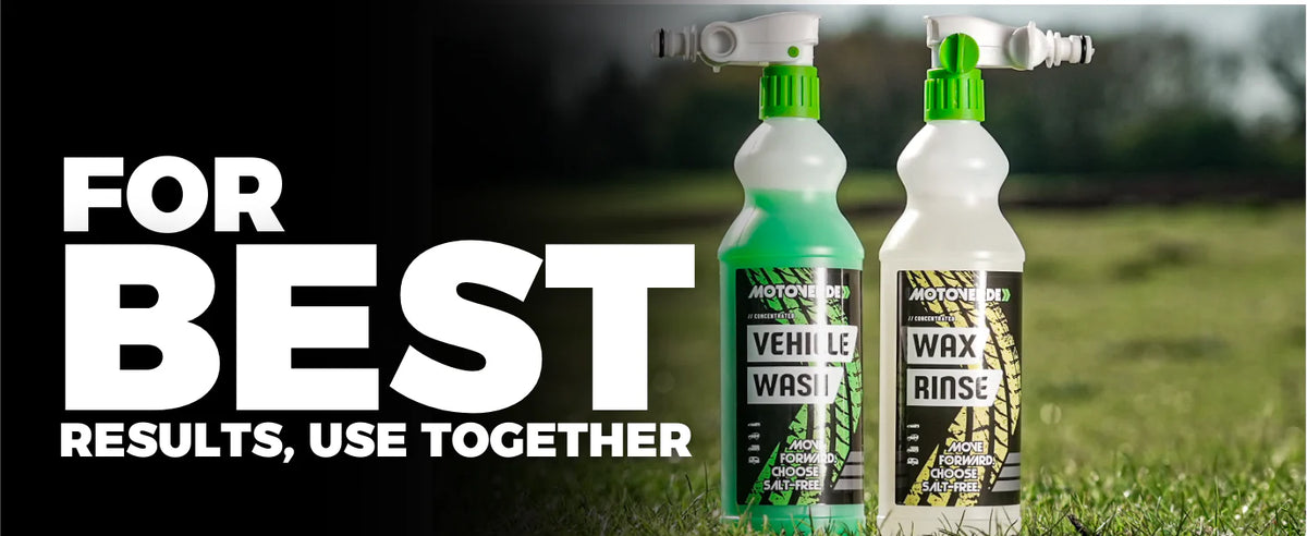 MOTOVERDE Wax Rinse - rinse samen met de vehicle wash