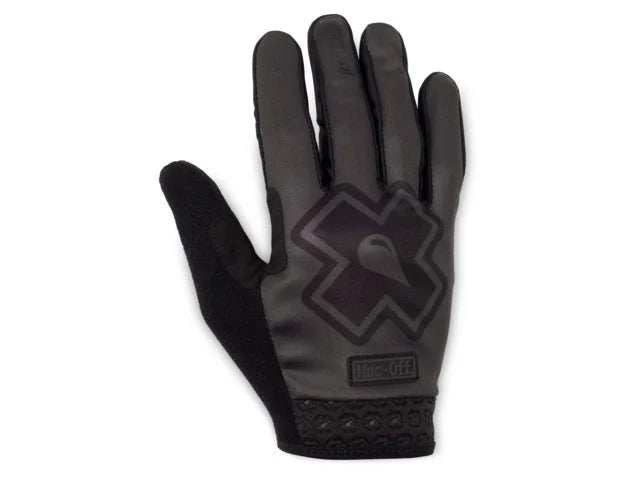 MUC-OFF Rider Gloves - Premium MTB handschoenen met Clarino palm grijs