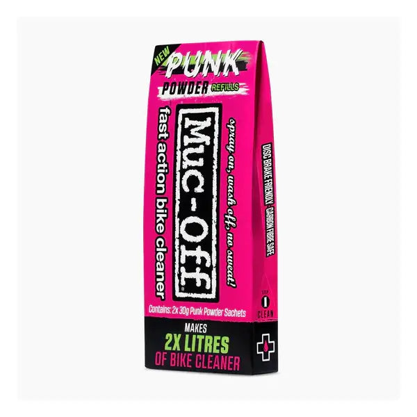 Muc-Off Punk Powder Cleaner 2-pack – plastic-vrije fiets- en motorreiniger