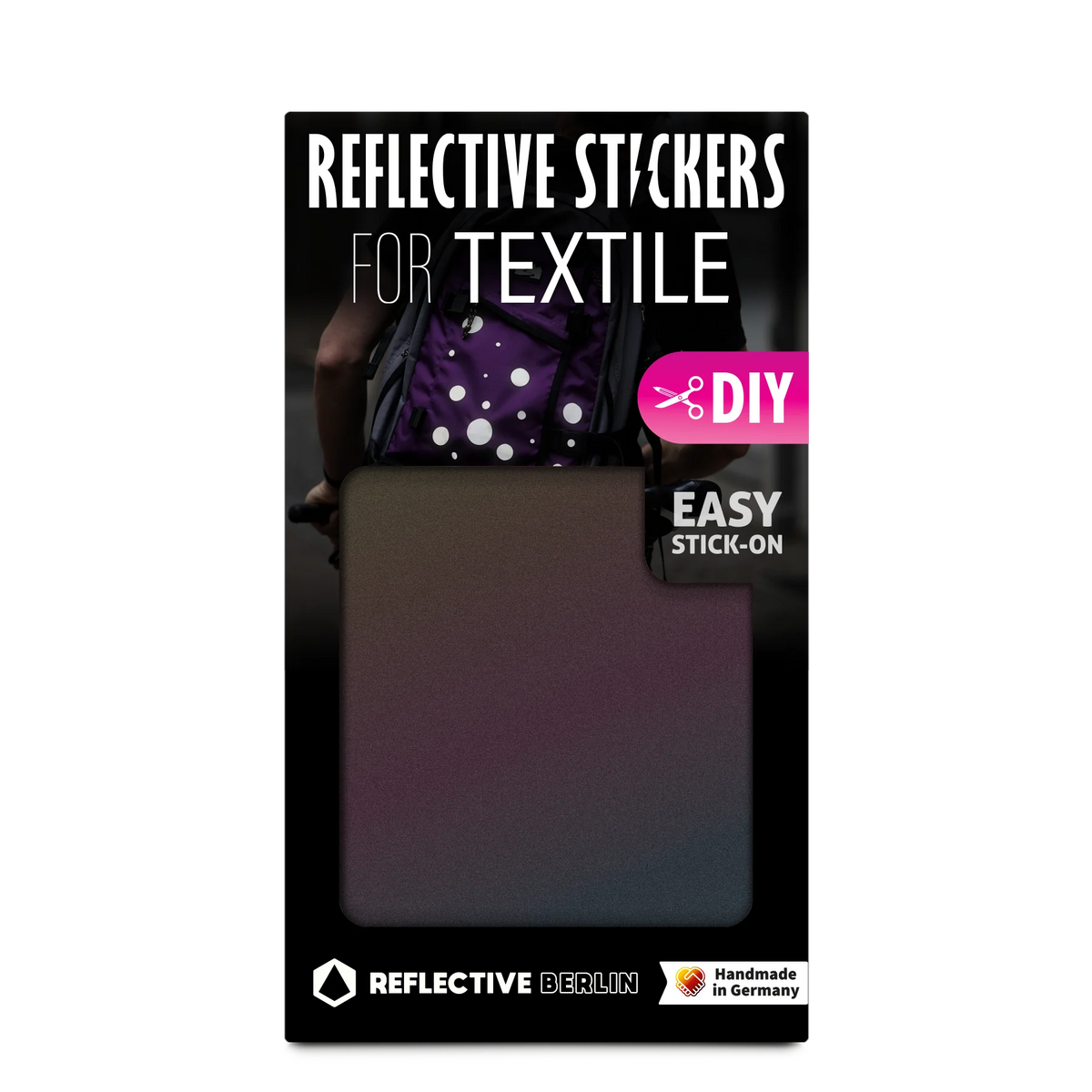  REFLECTIVE BERLIN textielstickers - diy rainbow