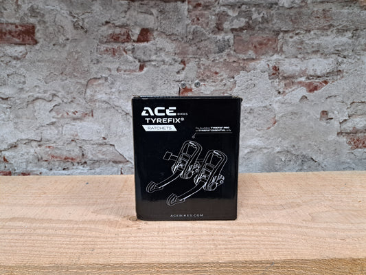 ACEBIKES TyreFix Ratchets in de verpakking
