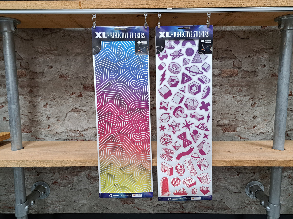 REFLECTIVE BERLIN stickers XL - grote reflecterende stickers