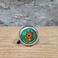 Kinder fietsbel aluminium zilver 55mm diameter met leeuw