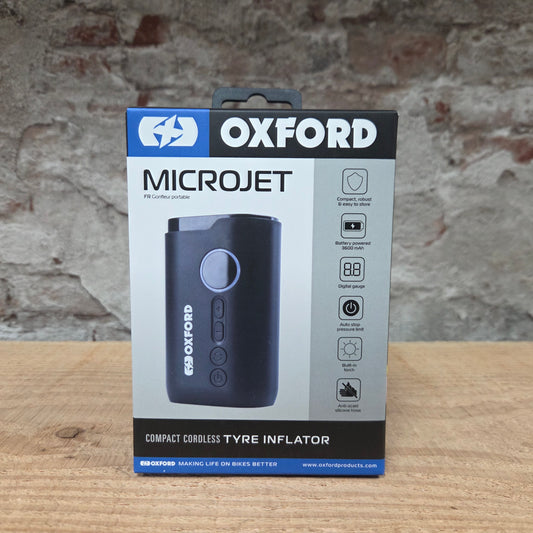 OXFORD microjet tyre inflator in de verpakking
