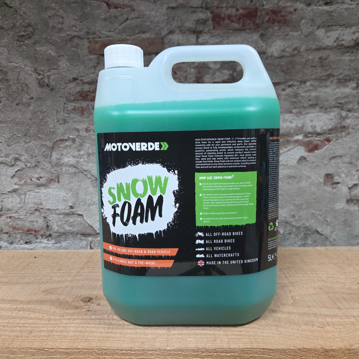 MOTOVERDE Snow Foam - 5L in de winkel