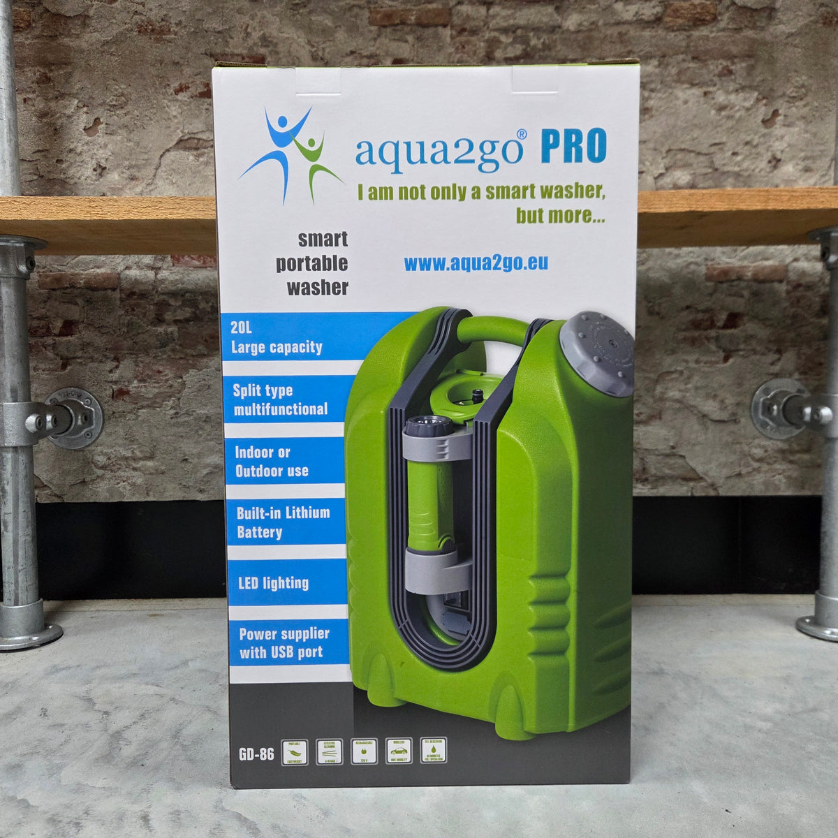 AQUA2GO PRO - in de verpakking