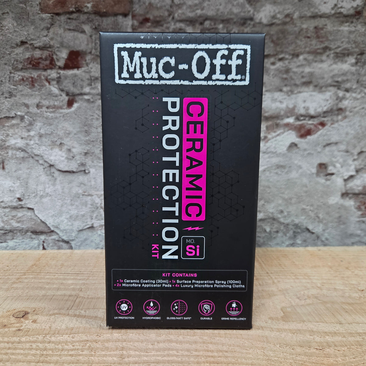 Muc-Off Ceramic Protection Kit (30ml) in de verpakking