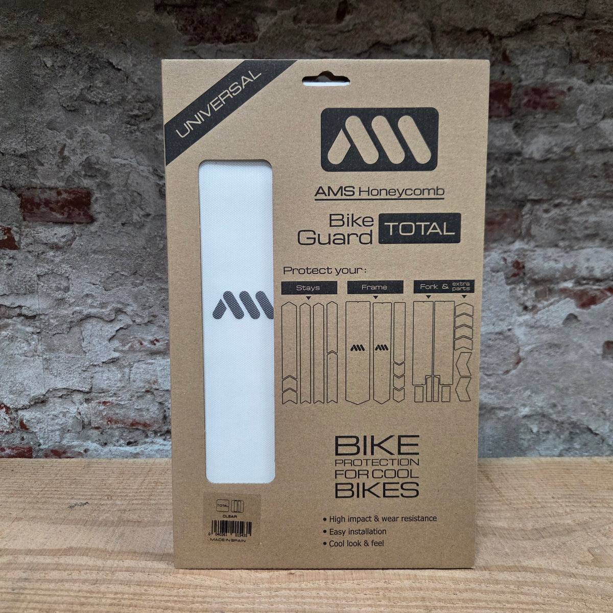 AMS Honeycomb Frame Guard Total in de verpakking