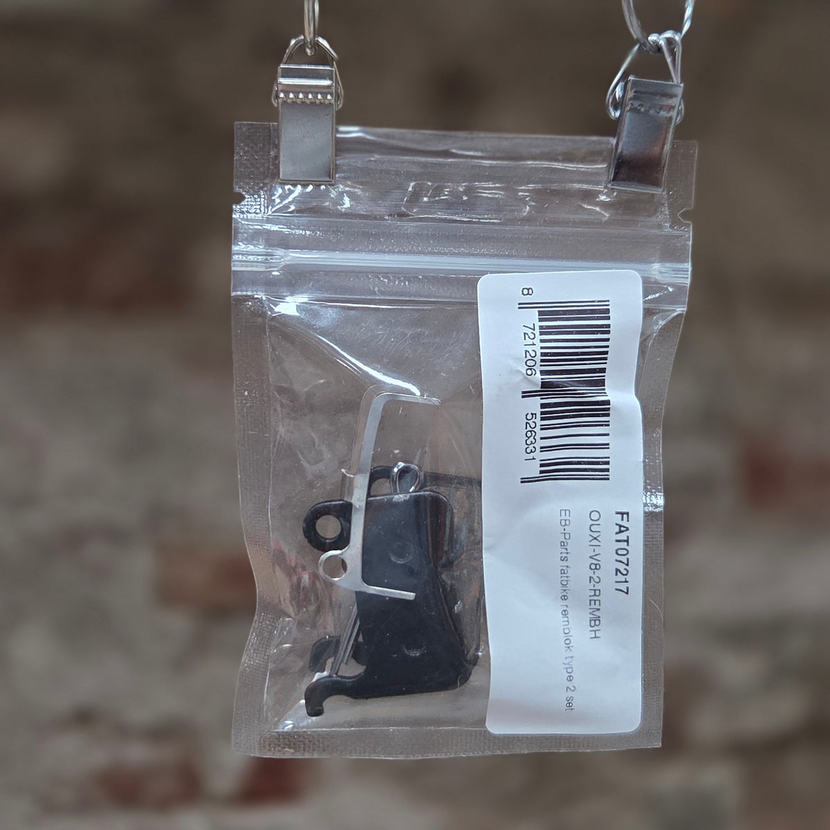 EB-PARTS Remblokken Type 2 in de verpakking