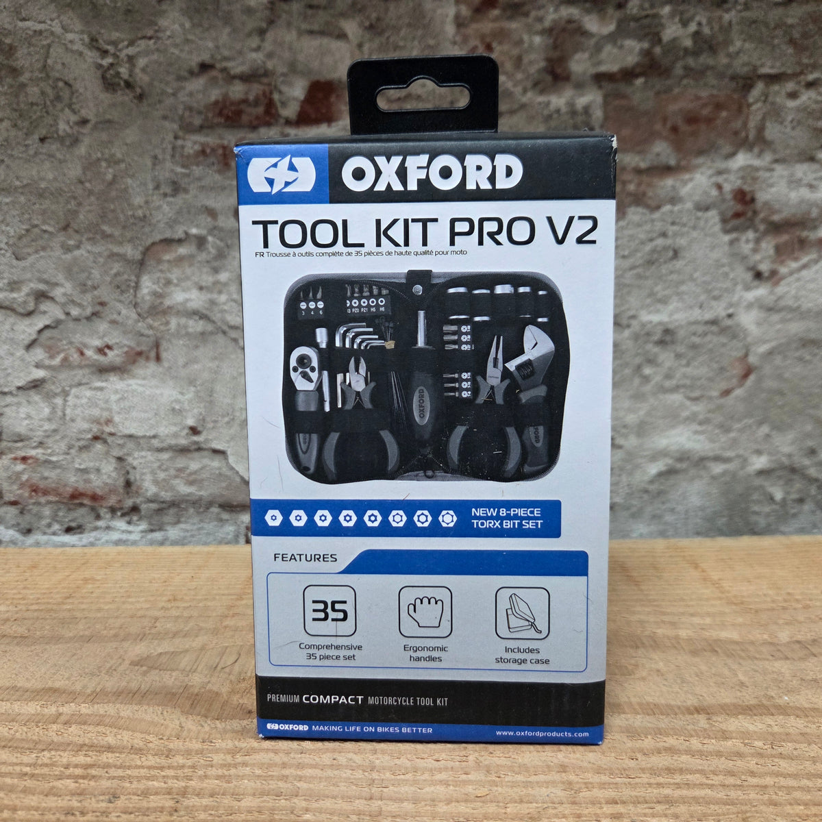 OXFORD Tool Kit Pro V2 in de verpakking