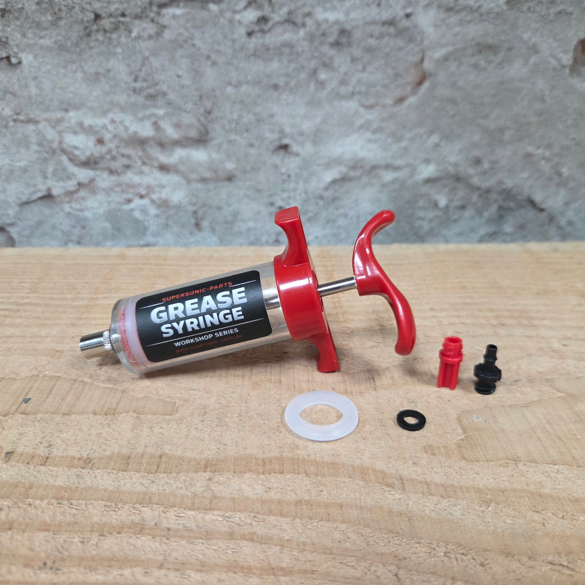 SUPERSONIC PARTS vetspuit professioneel fietsgereedschap voor smeren lagers naven pedalen bikepacking werkplaats