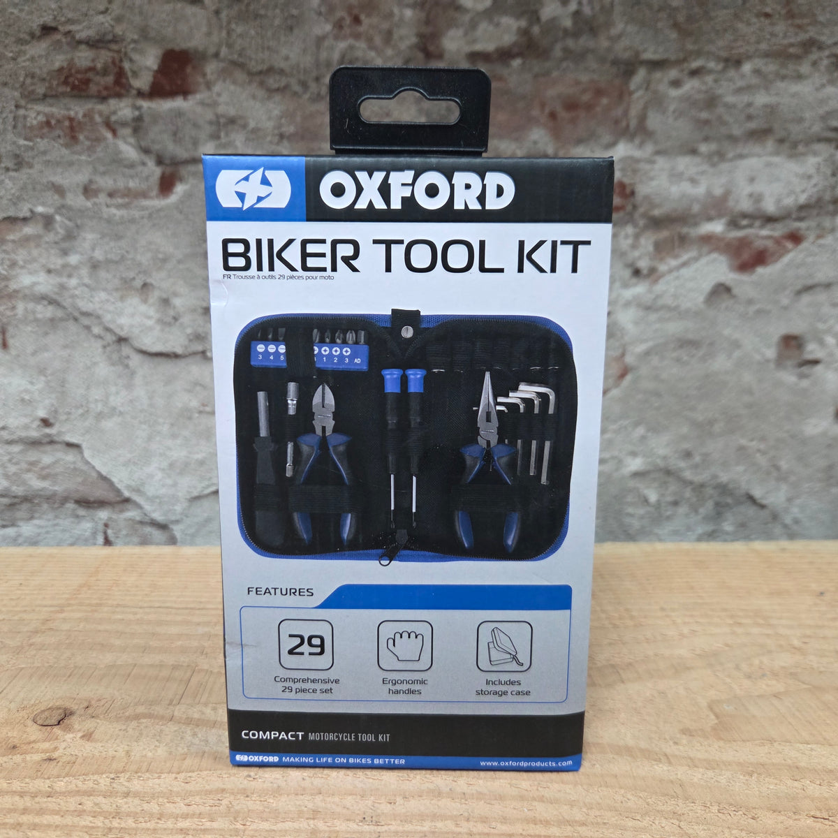 OXFORD Biker Tool Kit in de verpakking
