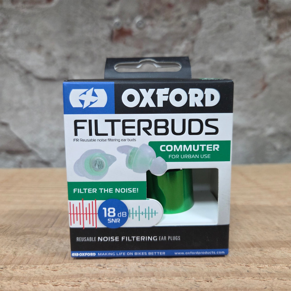 Oxford FilterBuds Commuter 18 SNR