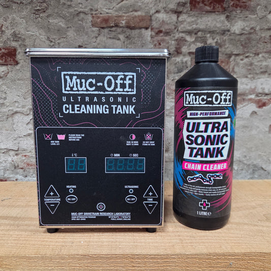 Muc-Off Ultrasonic Cleaning Tank met chain cleaner