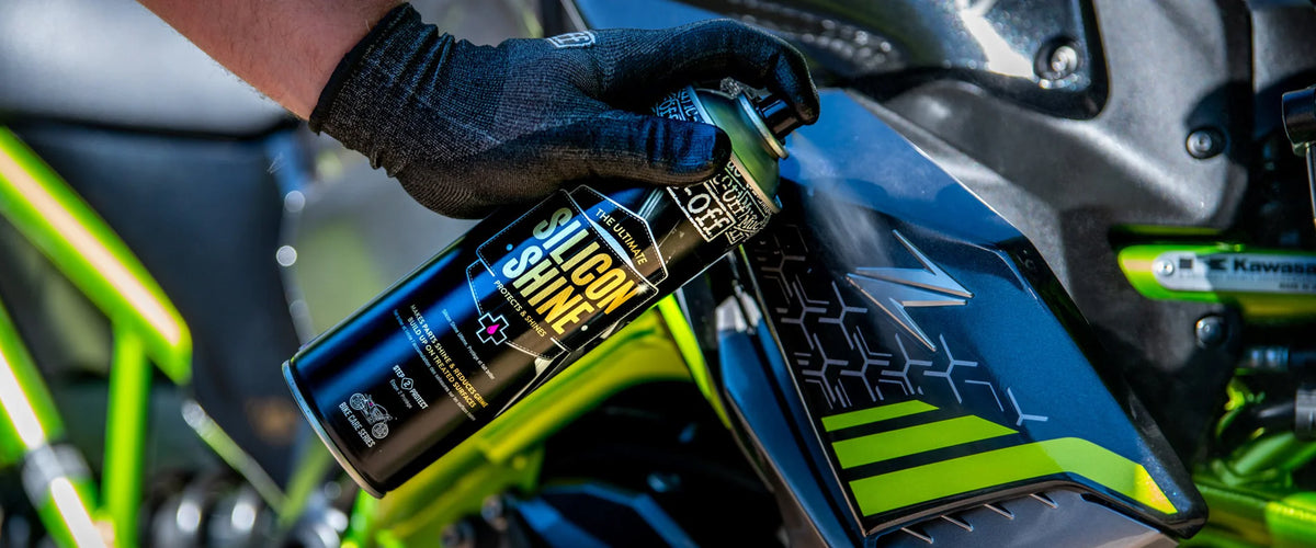 MUC-OFF Motorcycle Silicon Shine spuitbus – ook voor kunststof