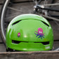 Reflective Berlin reflecterende stickers small voor kinderen octopus op een helm
