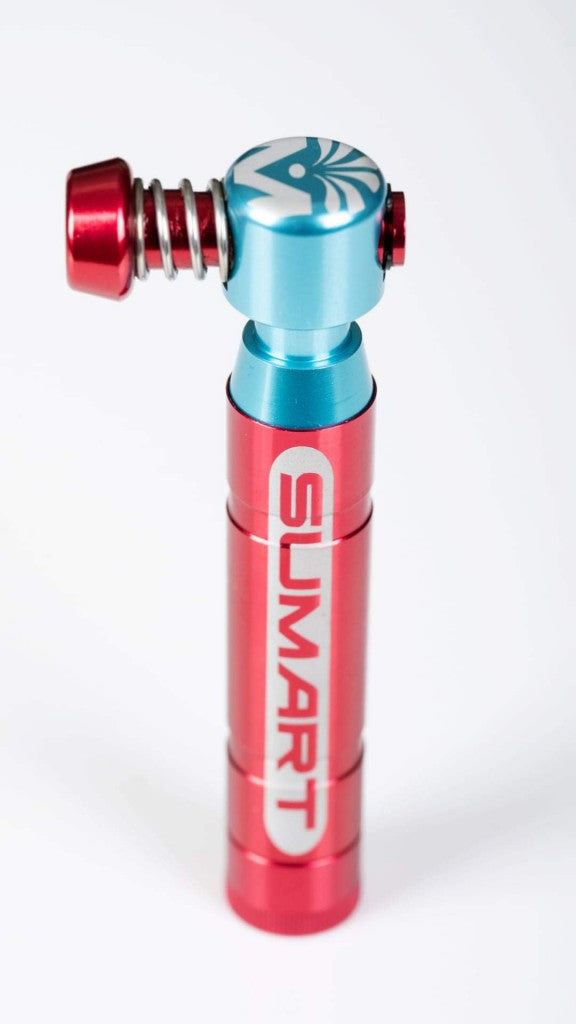 SUMART TPC-2 tubeless reparatie kit met CO2-pomp - uit de verpakking