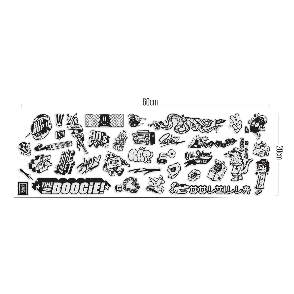 REFLECTIVE BERLIN stickers XL - grote reflecterende stickers