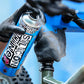 MUC-OFF silicon shine cycle 500ml in gebruik met spay