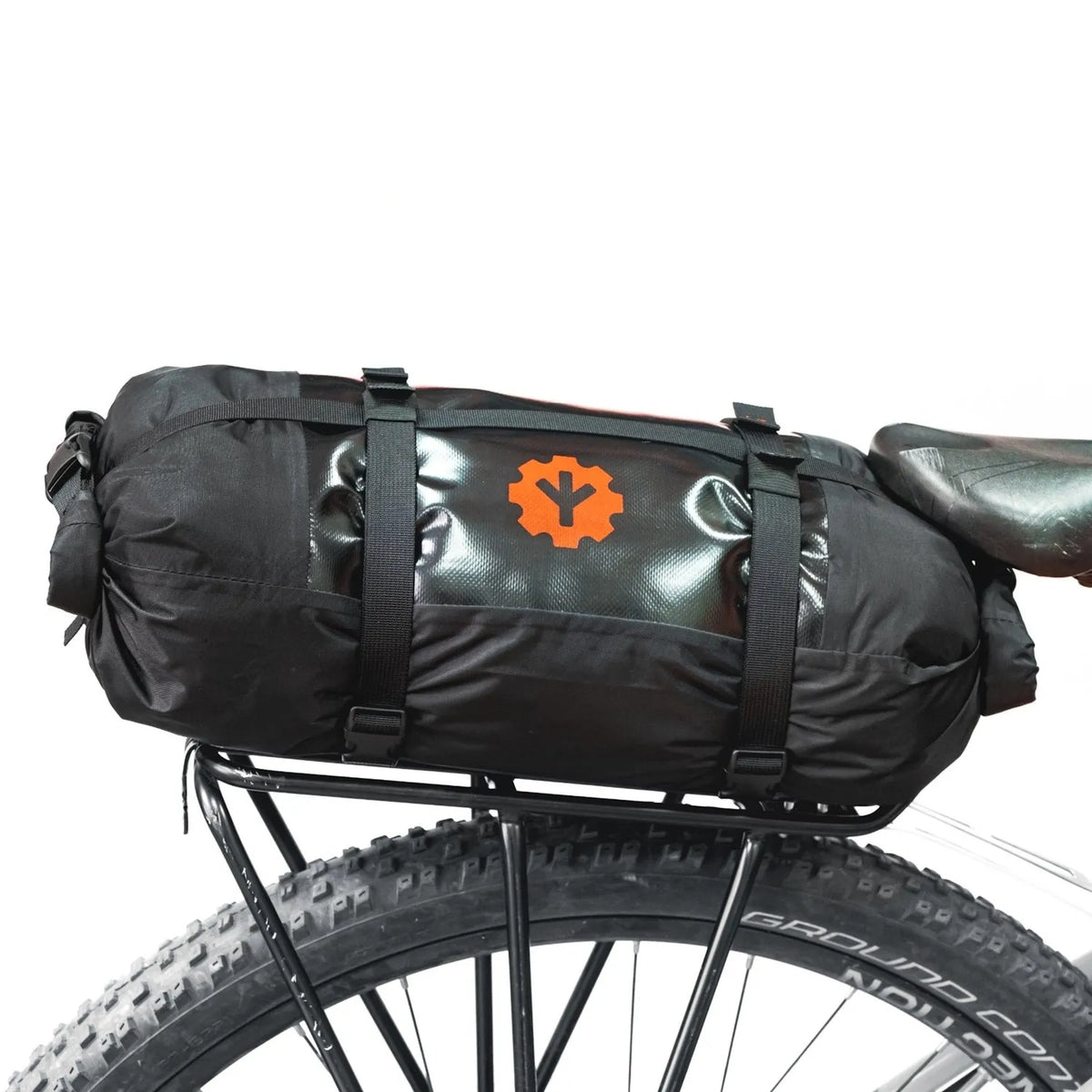 CHOIKE grille harnas - gemonteerd met een dry bag detail