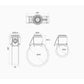 Quad Lock Roll Cage Mount - afmetingen