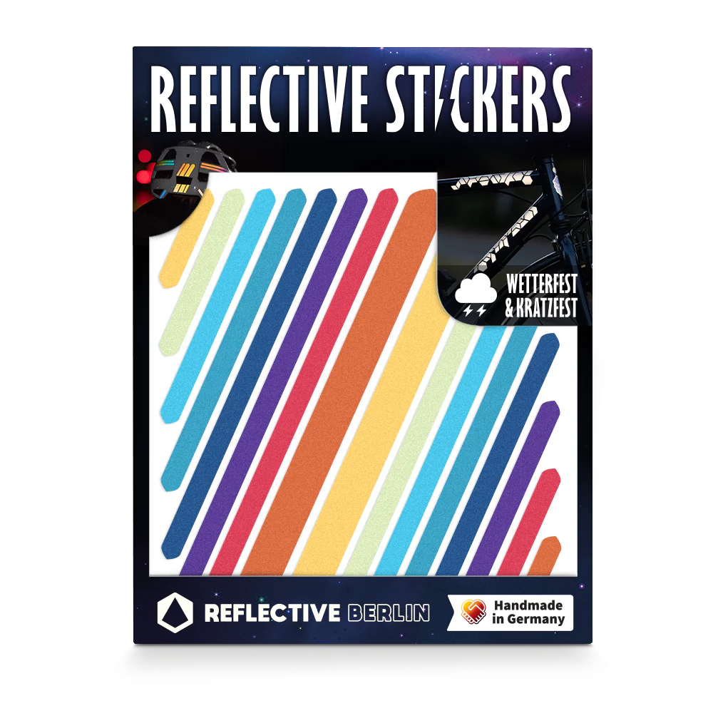 Reflective Berlin reflecterende stickers medium - universal harlequin