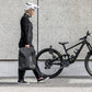 AEROE QuickLock Urban Pannier Bag Pro zwarte waterdichte fiets rugzak - handzaam