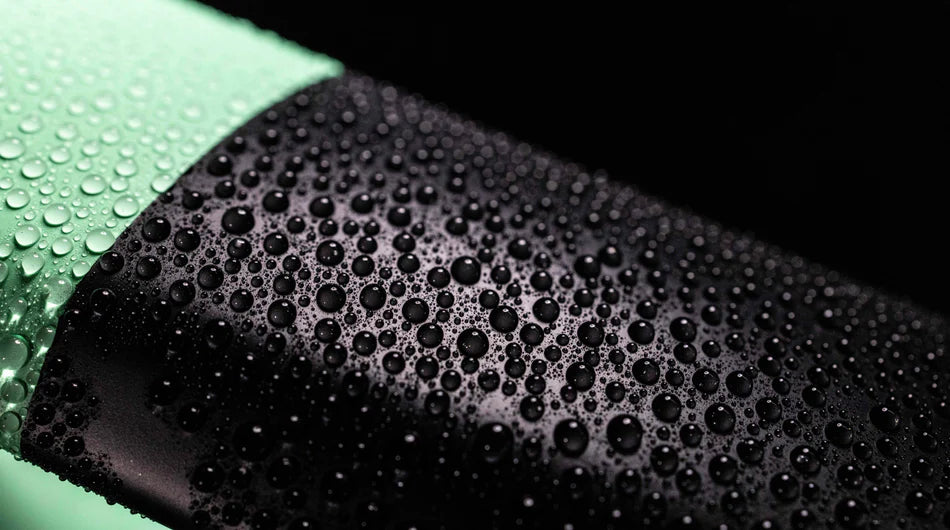 Muc-Off Ceramic Protection Kit – de druppels die op de coating blijven liggen
