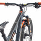 AMS Honeycomb Frame Guard Basic black geplakt op bovenbuis