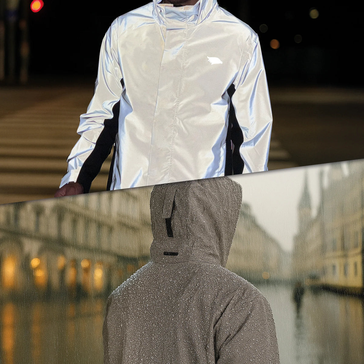 VALKENTAL 3IN1 SMART JACKET HEREN reflecterend en waterdicht